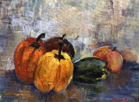 Still Life with Peppers, 1997 (oil on canvas)  à Patricia  Espir