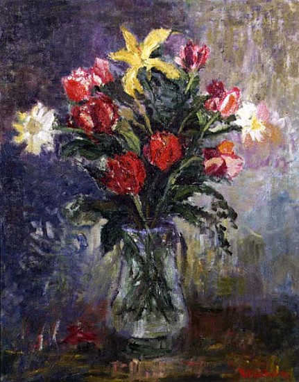 Yellow Iris, 1996 (oil on canvas)  à Patricia  Espir
