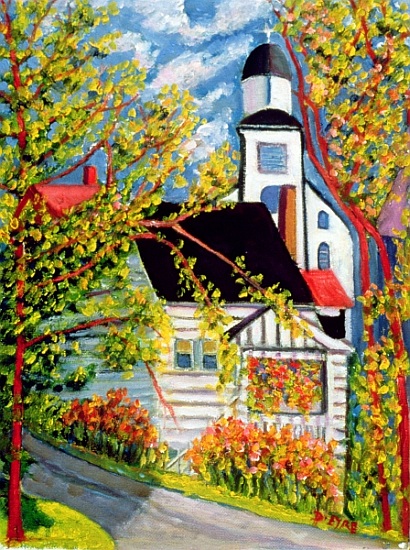 House with Church, Badeck à  Patricia  Eyre