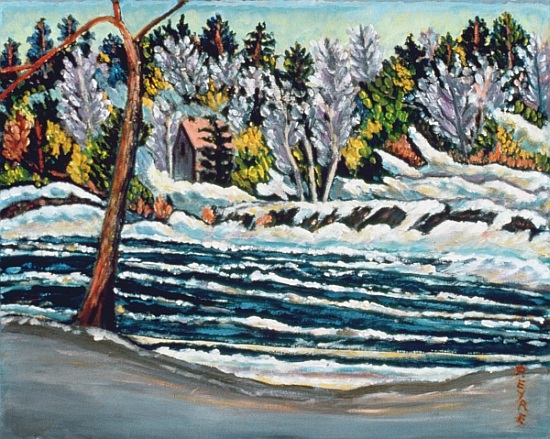 Winter Thaw, Gatineau River à  Patricia  Eyre