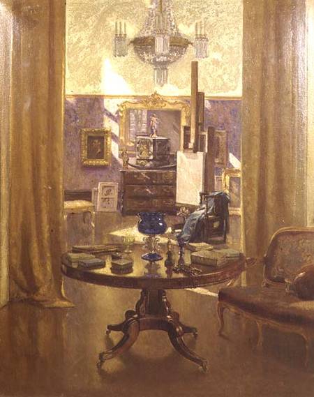 The Artist's Studio à Patrick William Adam