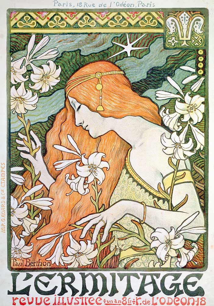 L'Ermitage, revue illustrée (Poster) à Paul Berthon