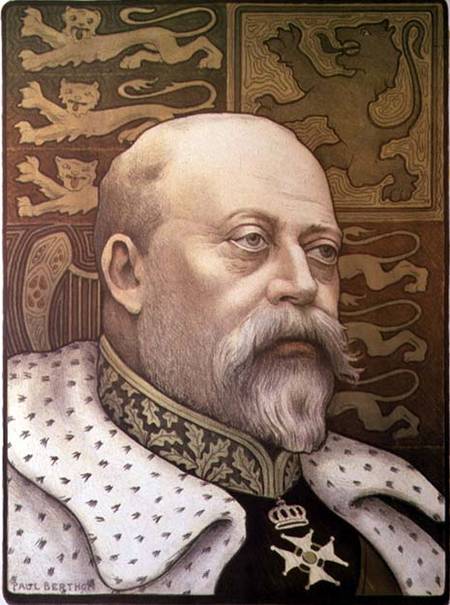 King Edward VII à Paul Berthon