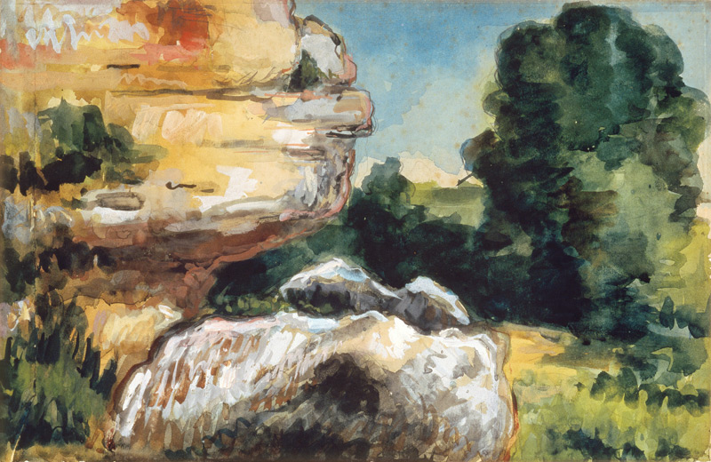 Rocks à Paul Cézanne