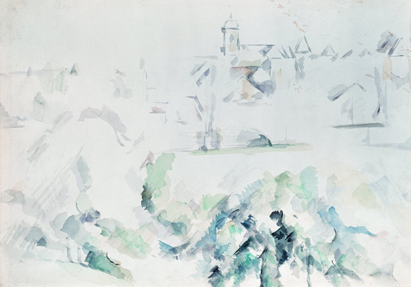 Churches and Trees à Paul Cézanne