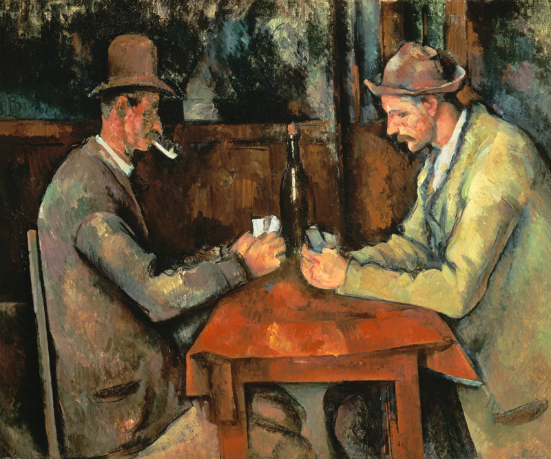 Les joueurs de carte à Paul Cézanne