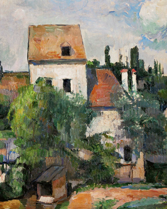 Moulin de la Couleuvre at Pontoise (detail of 32401) à Paul Cézanne