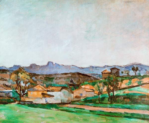 Paysage provençale à Paul Cézanne