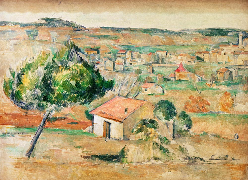 Plaine provencale à Paul Cézanne