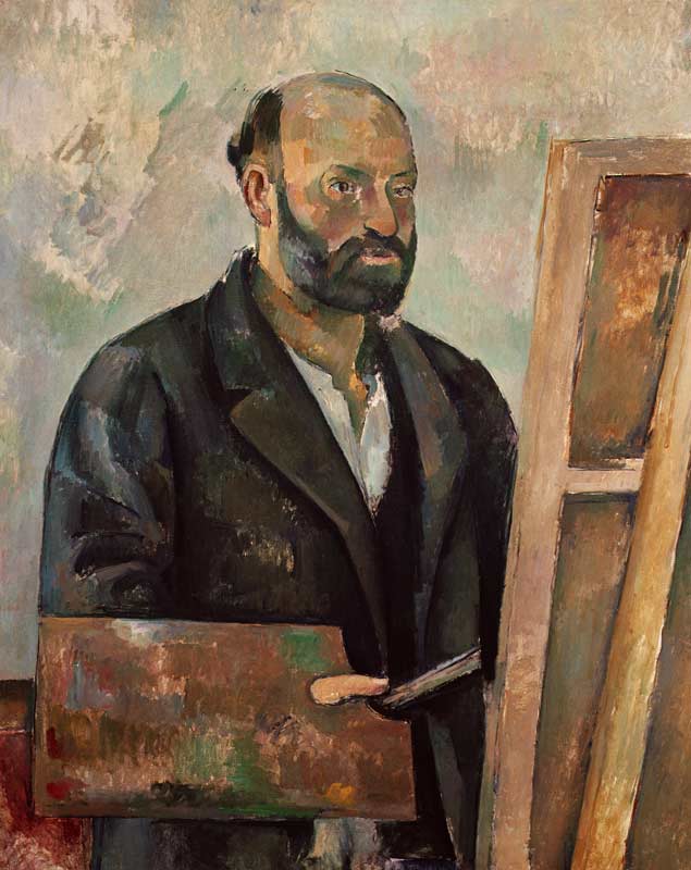 Self Portrait with a Palette à Paul Cézanne