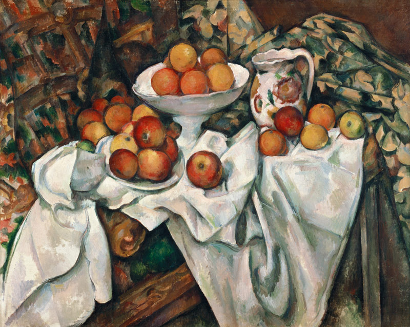 Nature morte avec des pommes et oranges à Paul Cézanne