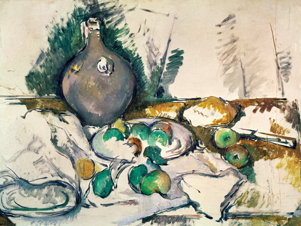 Still-life with Water-bottle à Paul Cézanne