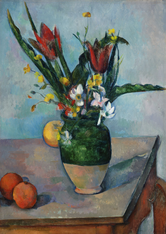 The Vase of Tulips à Paul Cézanne