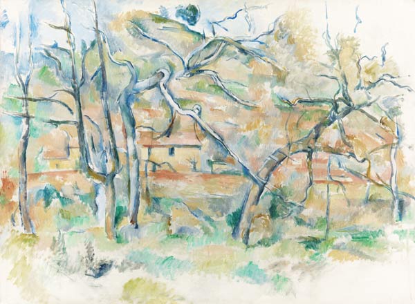 Trees and houses, Provence à Paul Cézanne