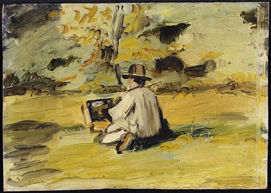 A Painter at Work à Paul Cézanne