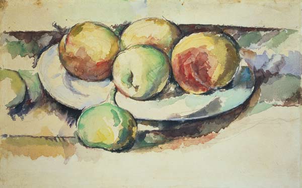 Still Life of Peaches and Figs à Paul Cézanne