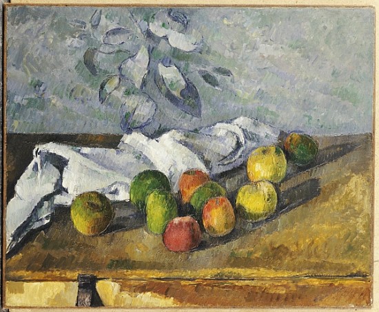 Apples and a Napkin à Paul Cézanne