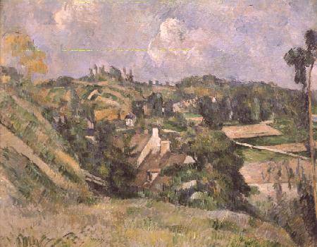 Auvers-sur-Oise, seen from the Val Harme à Paul Cézanne