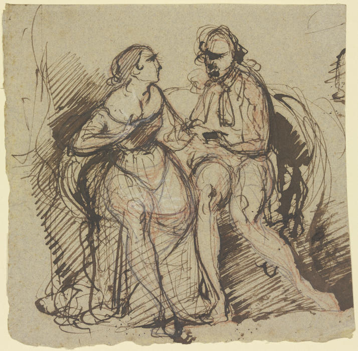 Intermission at the ball à Paul Cézanne
