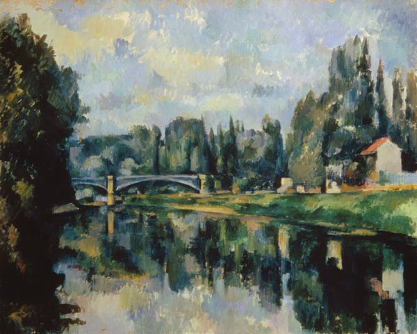 The banks of the Marne à Paul Cézanne