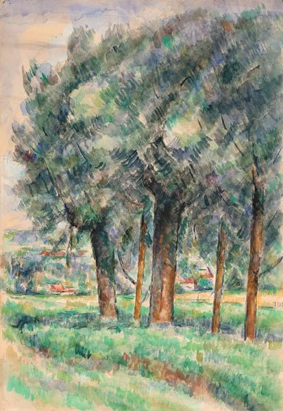 Group of Trees à Paul Cézanne