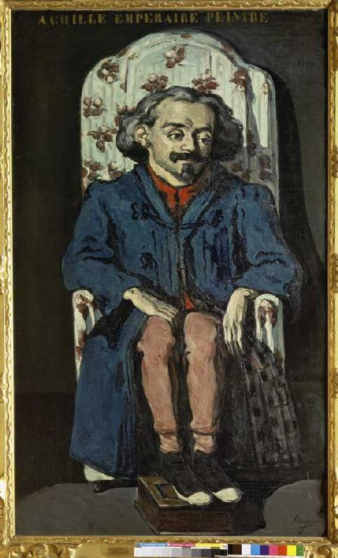 portait d'Achille Emperaire dans le fauteuil à Paul Cézanne