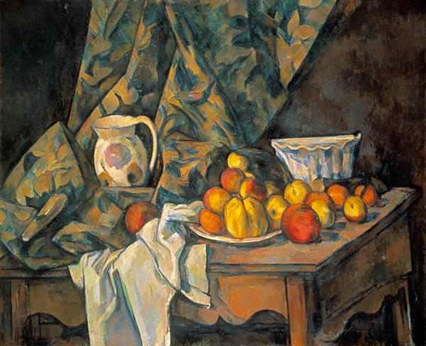 Still-life with apples à Paul Cézanne