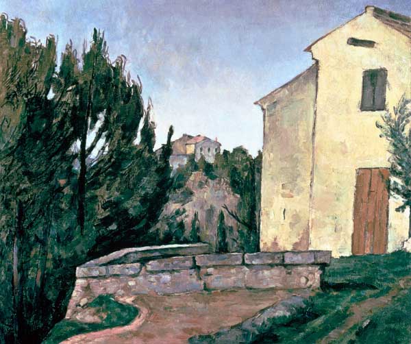 The Abandoned House at Tholonet à Paul Cézanne