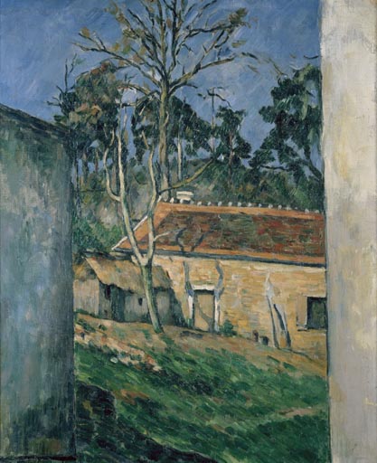 Cour de ferme a Auvers à Paul Cézanne