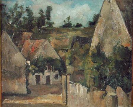 Crossroads at the Rue Remy, Auvers à Paul Cézanne