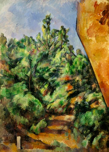 Le rocher rouge à Paul Cézanne