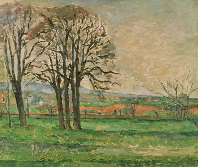 The Bare Trees at Jas de Bouffan à Paul Cézanne