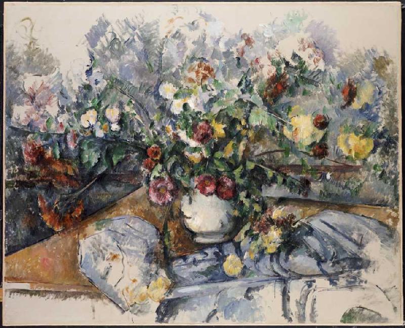 Ein großer Blumenstrauß à Paul Cézanne