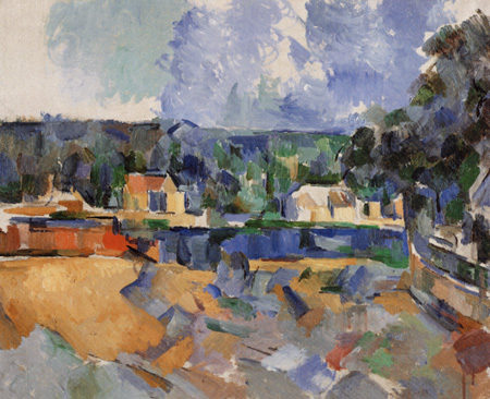 Rive de fleuve à Paul Cézanne