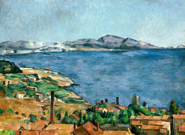 Golfe de Marseille, vu de l'Estaque à Paul Cézanne