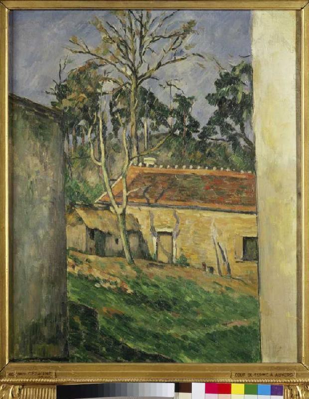 Cour d'une ferme à Auvers. à Paul Cézanne