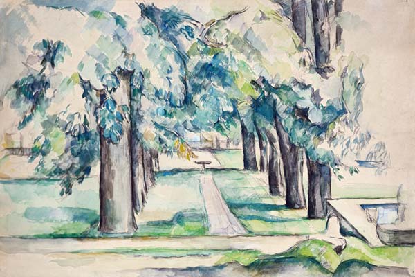 Avenue of Chestnut Trees at the Jas de Bouffan à Paul Cézanne
