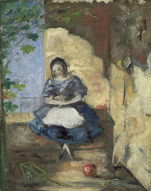 Kleines Mädchen (Fillette) à Paul Cézanne