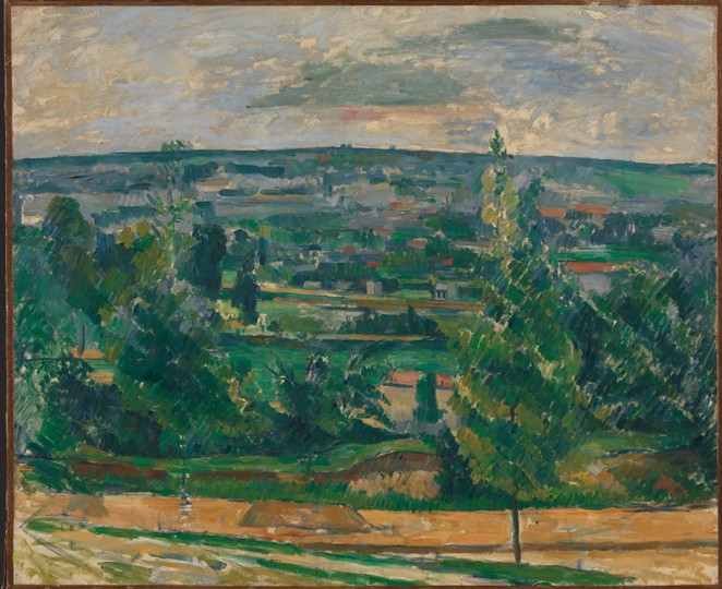 Landscape in Jas de Bouffan à Paul Cézanne