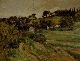 Paysage en Provence à Paul Cézanne