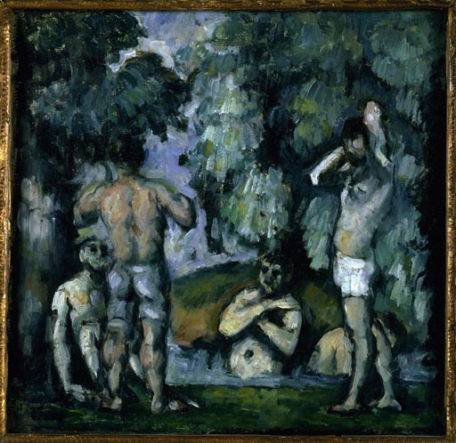 Les cinq baigneurs à Paul Cézanne