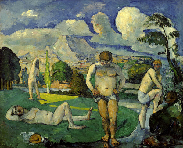 Les baigneurs au repos à Paul Cézanne