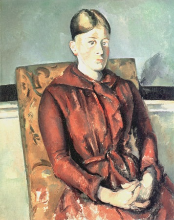 Madame Cézanne dans le fauteuil jaune à Paul Cézanne