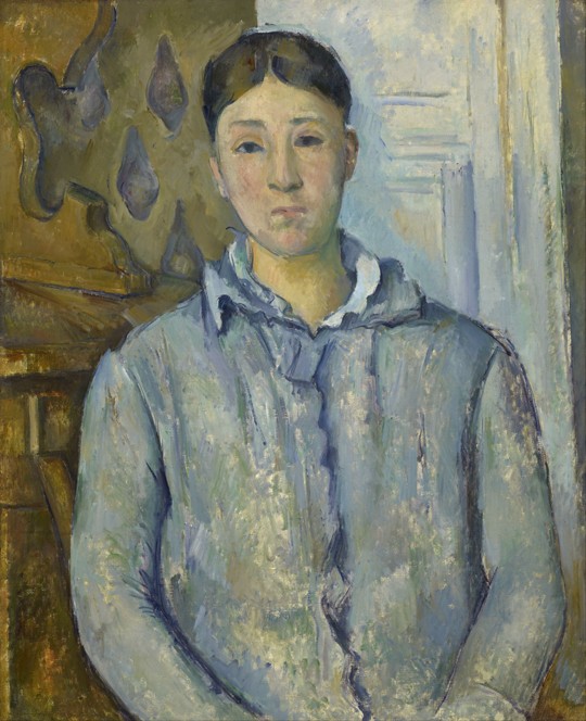 Madame Cézanne in Blue à Paul Cézanne