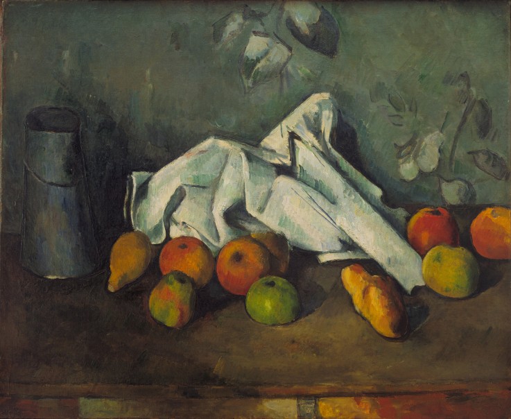 Milk Can and Apples à Paul Cézanne