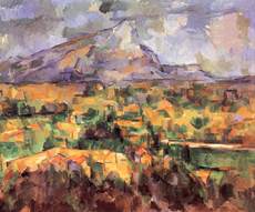 La montagne Sainte Victoire à Paul Cézanne