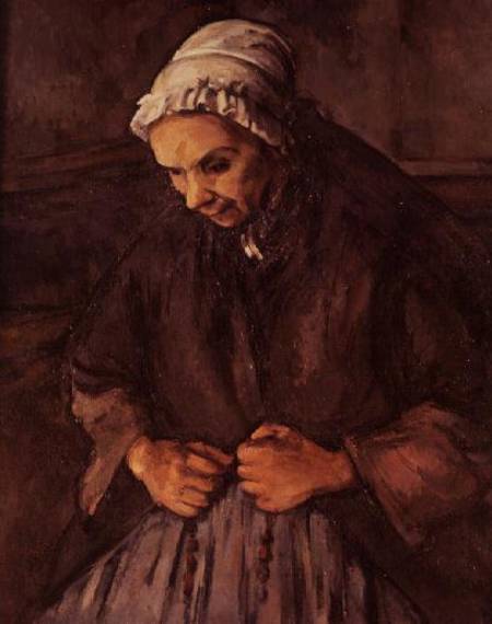 Old Woman with a Rosary à Paul Cézanne
