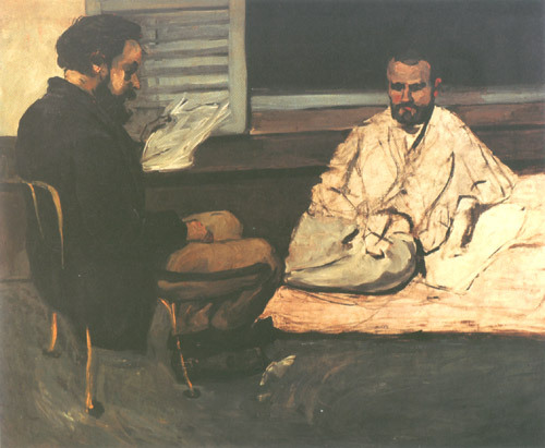 Paul Alexis lit des Zola Émile avant II à Paul Cézanne