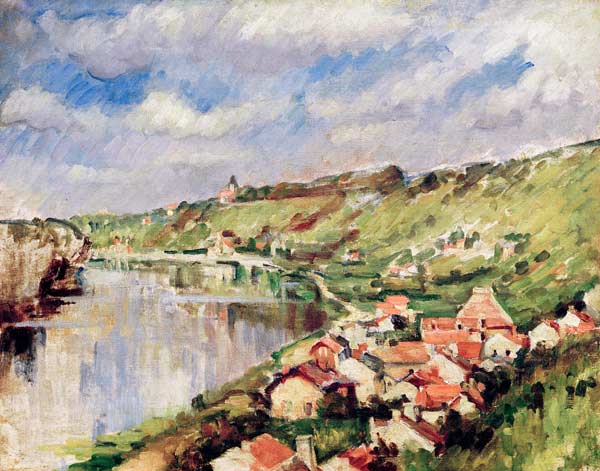 Paysage au bord de lOise à Paul Cézanne
