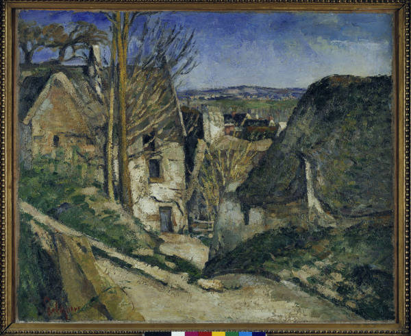 P.Cezanne / Maison pendu à Paul Cézanne